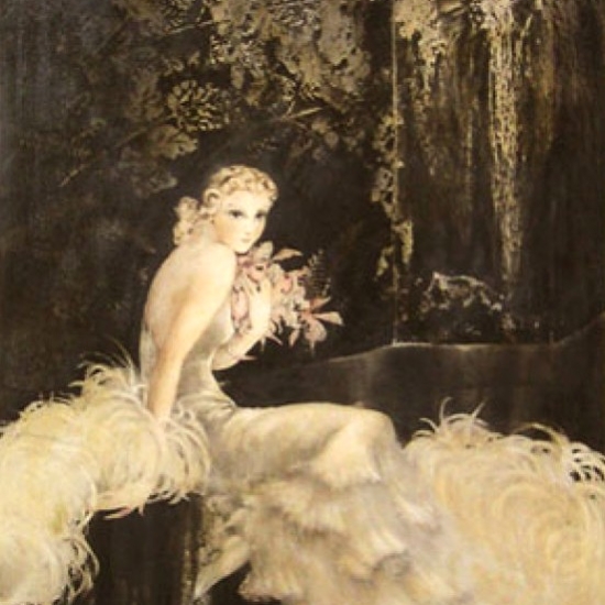 ルイ・イカールの絵画作品　タイトルは、蘭